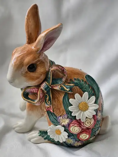 Rabbit ceramic by Fitz and Floyd, View more