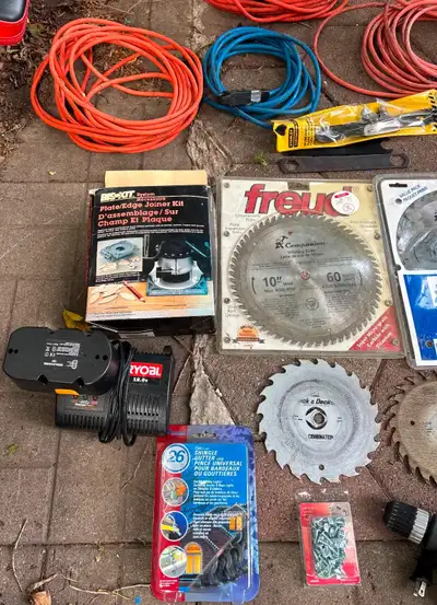 Tools/Cords/Saw Blades/Lights/Wrench/Dolly Wheels, View more
