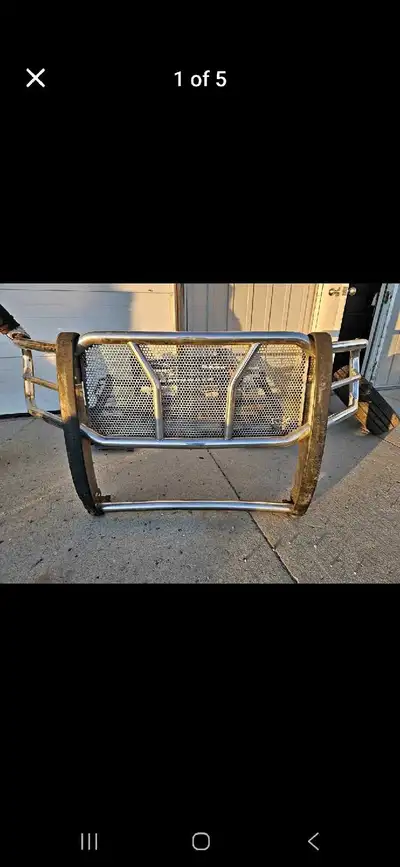 2007-2013 GMC Sierra 1500 Westin HDX Grille Guard. Great condition! Extremely minor scratches here a...