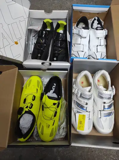 Cycling shoes lot of 35 pairs brand new, View more