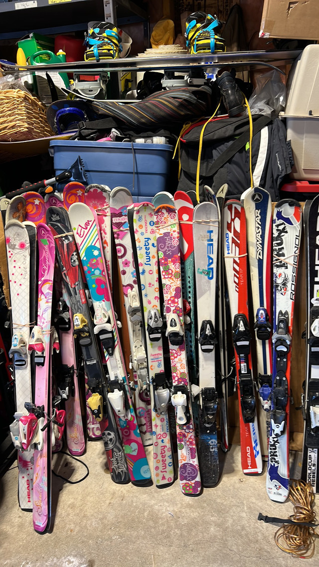 Tons of used skis, boots.Skis from 67cm-180cm PRICES VARY in Ski in Edmonton - Image 3