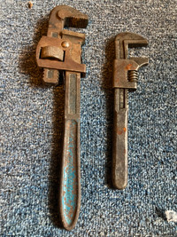 2 Vintage Pipe Wrenches
