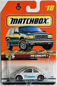 Matchbox 1/64 VW Concept Diecast Cars