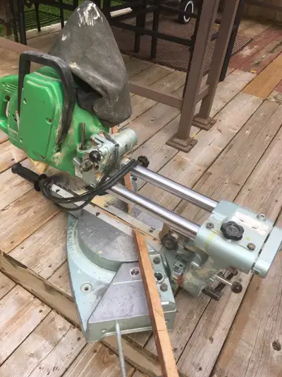 HITACHI 10 INCH SLIDING MITER SAW, View more