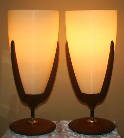 Mid-Century Modern ROTAFLEX Table Lamps by Yasha Heifetz, 1950s, View more