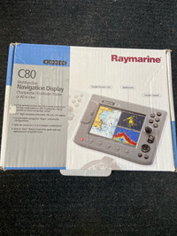 Raymarine C80 navigation display