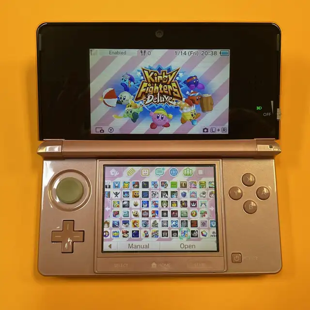 Original Red Nintendo 3DS • Clean & Fully Working •128GB Edition