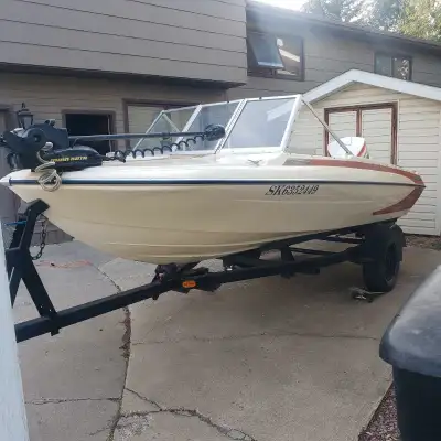 Fully rebuilt. Motor was serviced couple years ago. Has new batteries. 2 fish finders. Only major da...