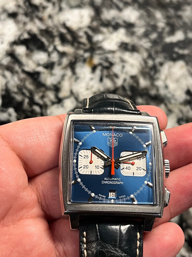 SOLD — Original Tag Heuer Monaco - used but great deal!!! in Jewellery & Watches in Mississauga / Peel Region