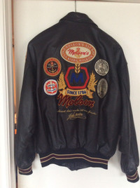 LIMITED EDITION MOLSON LEATHER JACKET SIZE LG-EX