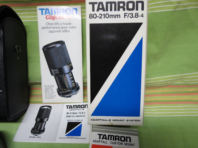 Objectif Vintage Tamron 80-210mm f-3.8-4 dans Appareils photo et caméras  à Ville de Québec - Image 4