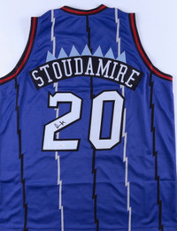 Damon Stoudamire signed Toronto Raptors jersey
