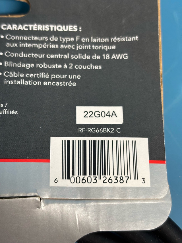 Rocketfish 1.83m (6 ft.) RG6 Coaxial Cable -  in General Electronics in Cambridge - Image 4