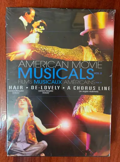 HAIR + DE-LOVELY + A CHORUS LINE DVD set 3 musicals NEW, View more