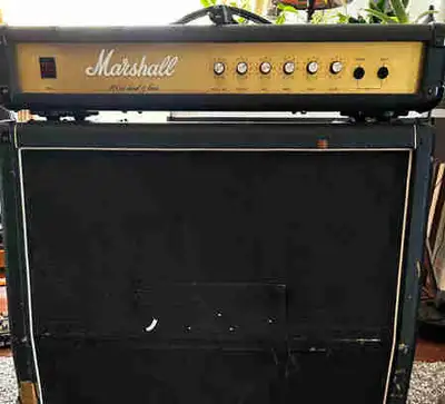 Marshall JMP 100 watt head and cab, View more