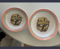 Vintage pasta plate big and small made in Italy 