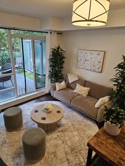 This beautifully maintained unit is available fully furnished for $2,600 per month or unfurnished fo...