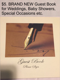 Guestbook-brand new