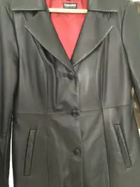 Leather Full Length Coat