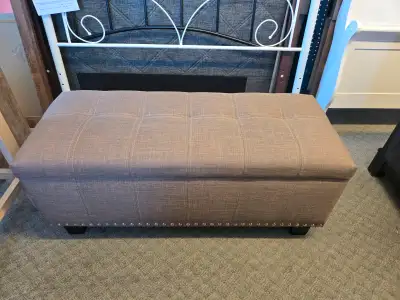 Brand New Fedora Storage Bench on Sale for $149 Regular $399 Came in a Liquidation Load Only 1 Avail...