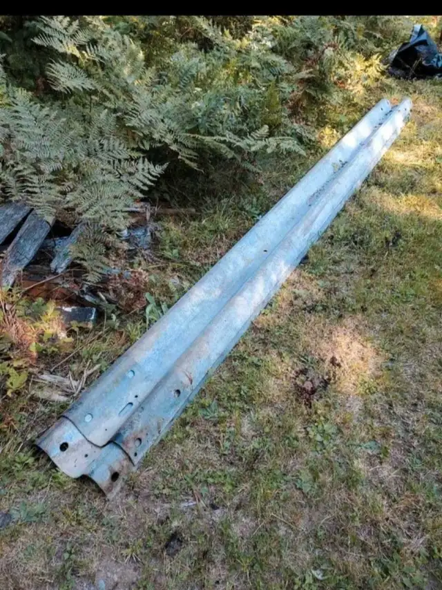 Two Galvanized Highway Guardrails. in Other in Saint John - Image 2