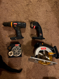 Ryobi cordless electric tools (will sell separately)