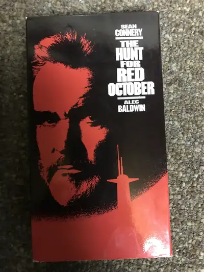 Hunt for Red October Movie Vintage VHS Cassette Tape, View more