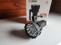 ACEBEAM X75 Brightest Flashlight 80,000 Lumens