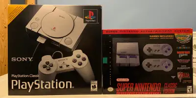 mini snes 200$ mini psx 190$
