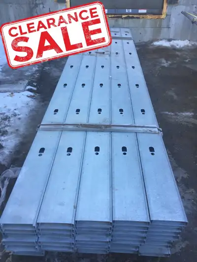 Heavy Gauge Steel Studs - On Clearance Sale, View more