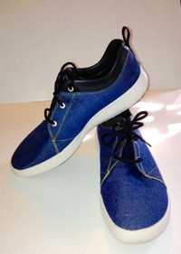 Adidas Denim Traxion Deck Shoes Mens Size 11