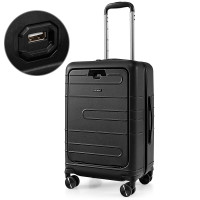 20 inch Carry-on Luggage PC Hardside Suitcase with TSA007 Lock &