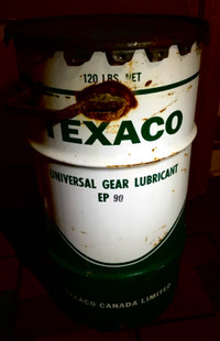 Texaco Canada Ltd Universal Gear Lubricant Metal Drum