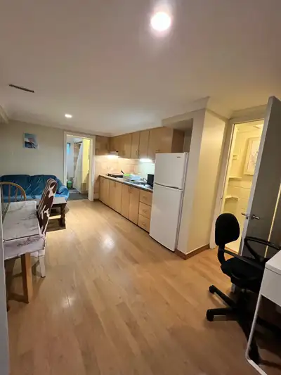 one bedroom unit in basement
