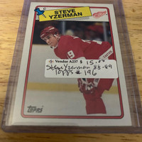 Steve Yzerman 1988-89 #196 Topps Red Wings Showcase 319