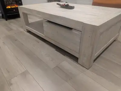 Distressed Wood TV Stand & Coffee Table (SET), View more