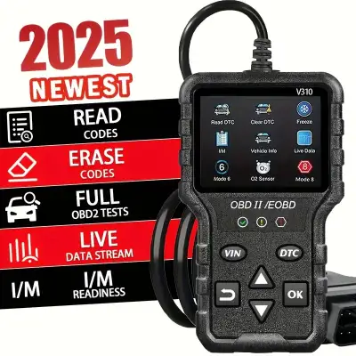 YOU BUY NEW 2025 Newest OBD2 Scanner Diagnostics Tool, Full OBD2 Functionality, Reset, Modes 6 & 8,...