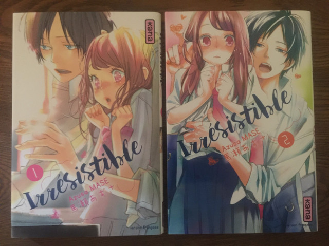 Irrésistible Manga en français Tomes 1 et 2 dans Bandes dessinées  à Ville de Montréal