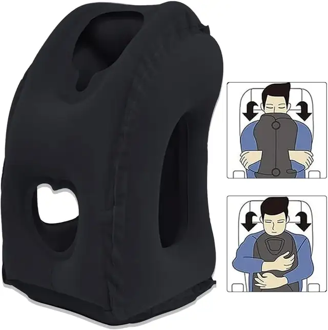Travel Pillow Inflatable Airplane Neck Pillow Portable
