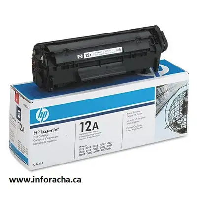 Cartouche toner Q2612A / FX9 / FX10 – HP & Canon – Neuf, View more