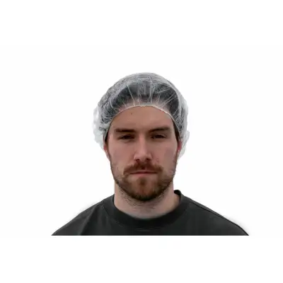 Medsup 21" White Polypropylene Bouffant Cap - 1000pcs, View more