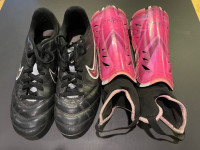 Soccer Cleats & Shin Pads