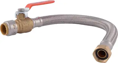 SharkBite Max 3/4 Inch Ball Valve x 3/4 Inch FIP x 18 Inch, View more