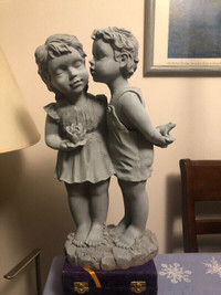 Boy and girl Garden Statue