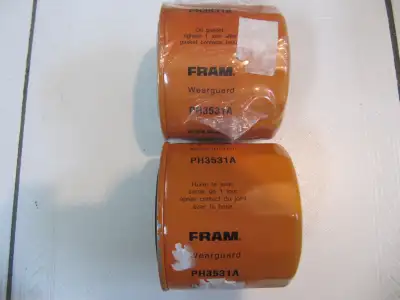 Fram Wearguard Model PH3531A Oil Gasket Oil Filter Two Piece Lot, View more
