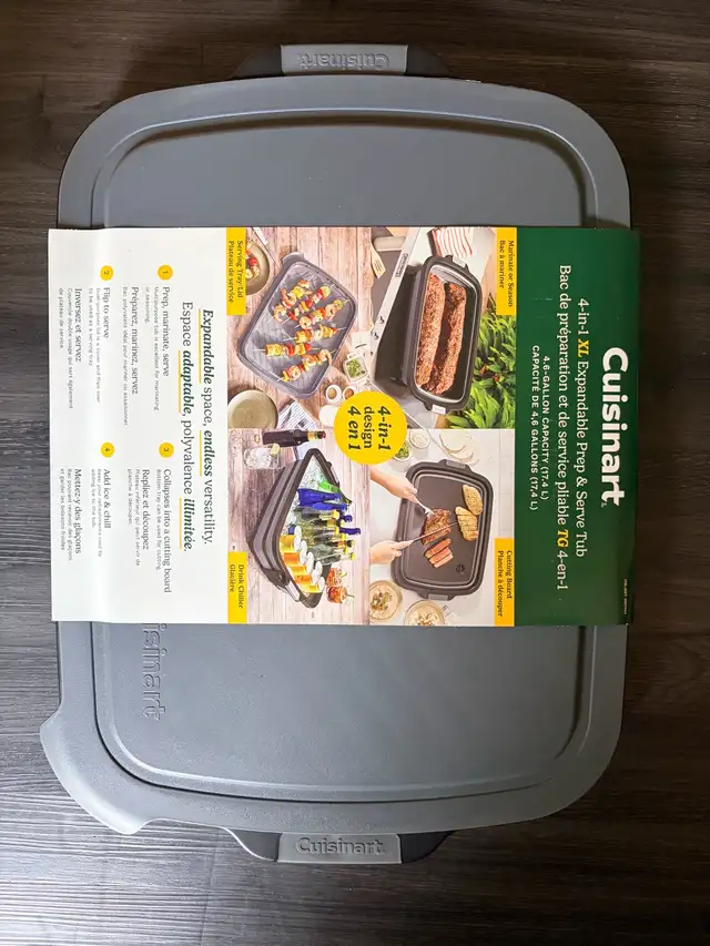 Cuisinart 4-in-1 Expandable Prep & Serve Tub