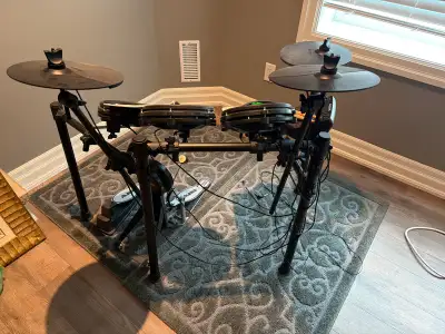 Mesh drum kit. Great working condition. Rarely used. 100 or best offer. Great started set.