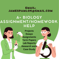 Biochemistry & Biology Projects/PPTs Help -Research/Lab-Reports