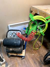 Compressor with hose