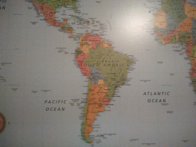 Rand McNally M Series World Map Picture in Arts & Collectibles in St. Catharines - Image 4